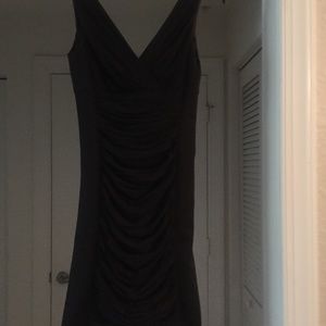 Sexy black cocktail dress